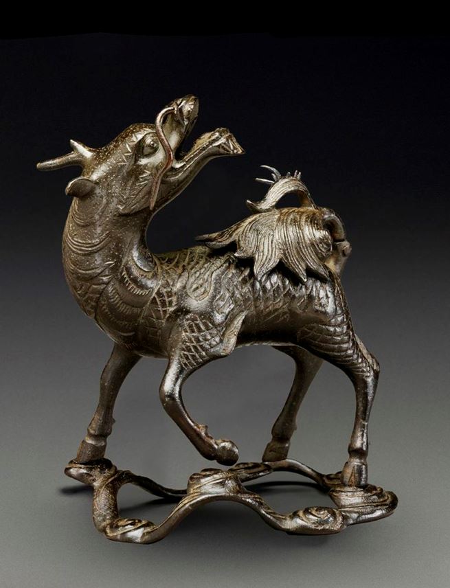 Bronze Qilin Censer, late Ming dynasty | MasterArt